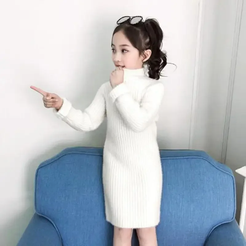 3-12 Years 2024 Spring Autumn Winter Girls Sweater Dress Baby Toddler Teenage Kids Girls Knitted Dress Children's Clothes
3-12 Years 2024 Spring Autumn Winter Girls Sweater Dress Baby Toddler Teenage Kids Girls Knitted Dress Children's Clothes