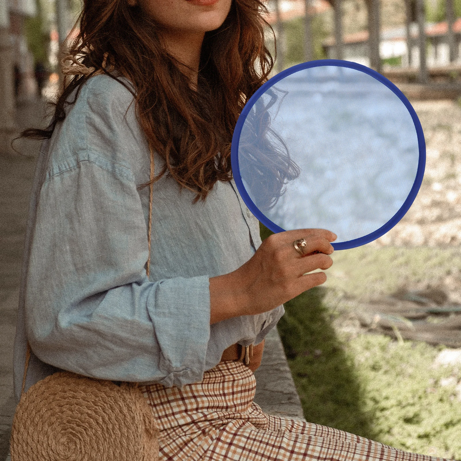 2Pcs Folding Round Fan Portable Lightweight Easy Carry Summer Party Dance Prop Cooling Handheld Folding Hand Fans
2Pcs Folding Round Fan Portable Lightweight Easy Carry Summer Party Dance Prop Cooling Handheld Folding Hand Fans