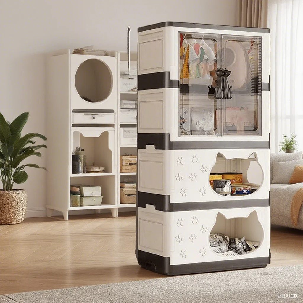 Storage cabinet cat nest multi-layer toy storage cabinet household snack and miscellaneous storage cabinet thickened multi-l
Storage cabinet cat nest multi-layer toy storage cabinet household snack and miscellaneous storage cabinet thickened multi-l