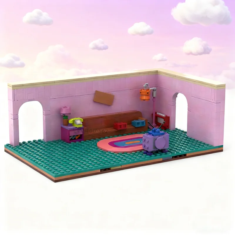 442pcs MOC Satirical Animated Sitcom TV Room Couch Model Building Blocks Festival Gifts Toys Architecture Brick Education
442pcs MOC Satirical Animated Sitcom TV Room Couch Model Building Blocks Festival Gifts Toys Architecture Brick Education