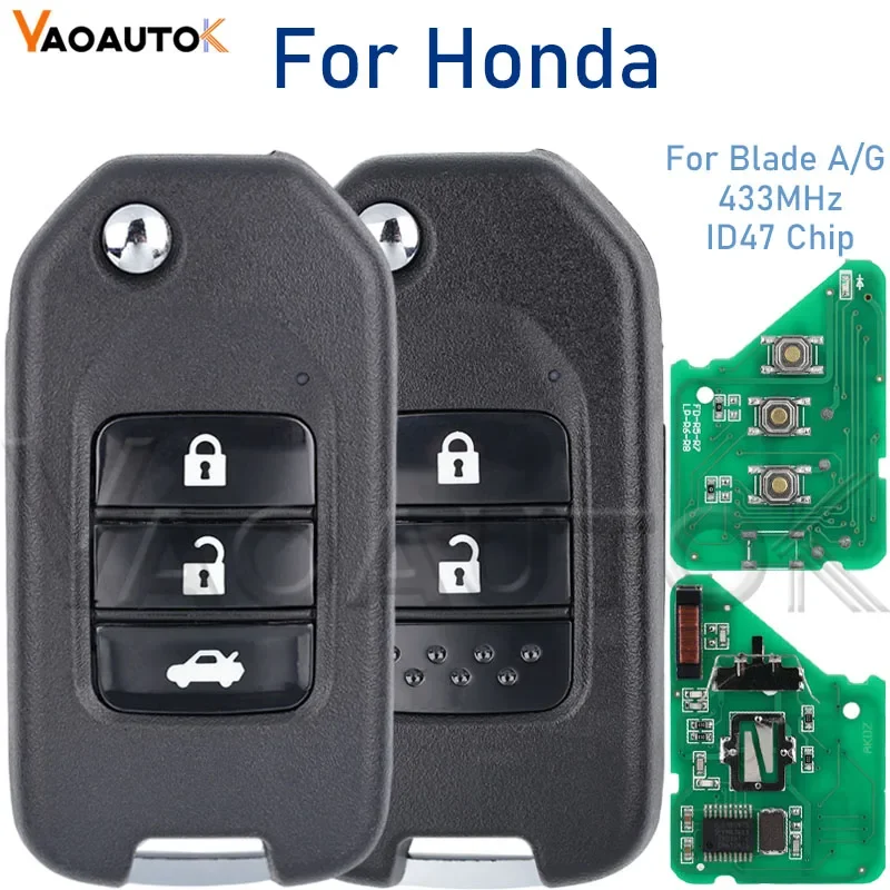 Умный дистанционный ключ от автомобиля для Honda Civic City CRV XR-V HR-V FRV Accord Jazz Vezel 433 МГц ID47 чип TWB1G721 FCC:HLIK6-3T дистанционный ключ
Умный дистанционный ключ от автомобиля для Honda Civic City CRV XR-V HR-V FRV Accord Jazz Vezel 433 МГц ID47 чип TWB1G721 FCC:HLIK6-3T дистанционный ключ