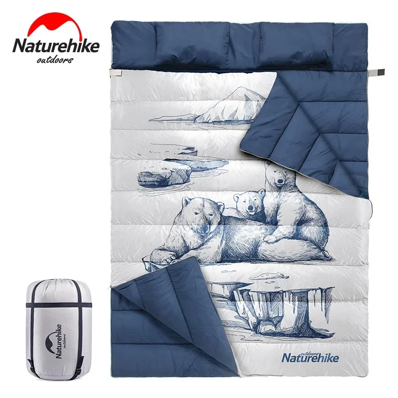 Naturehike-Double-Person Sleeping Bag with Pillow Pattern, Breathable, Anti-Spillage, Moisture-Proof, Outdoor
Naturehike-Double-Person Sleeping Bag with Pillow Pattern, Breathable, Anti-Spillage, Moisture-Proof, Outdoor