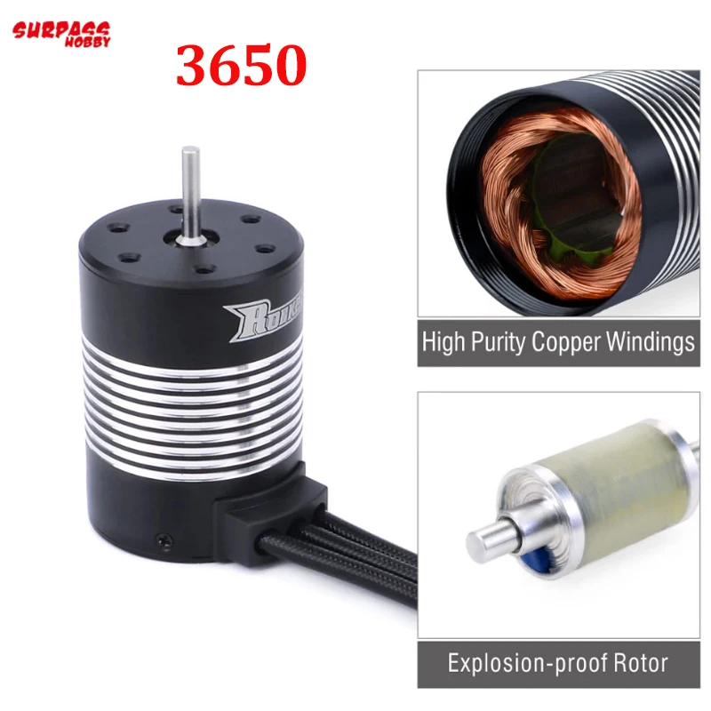 Surpass Hobby Водонепроницаемый 3650 4-полюсный бесщеточный двигатель 900 Вт с валом 3,175 мм идеально подходит для 1/10 и 1/12 радиоуправляемого автомобиля, лодки Traxxas, WLtoys
Surpass Hobby Водонепроницаемый 3650 4-полюсный бесщеточный двигатель 900 Вт с валом 3,175 мм идеально подходит для 1/10 и 1/12 радиоуправляемого автомобиля, лодки Traxxas, WLtoys