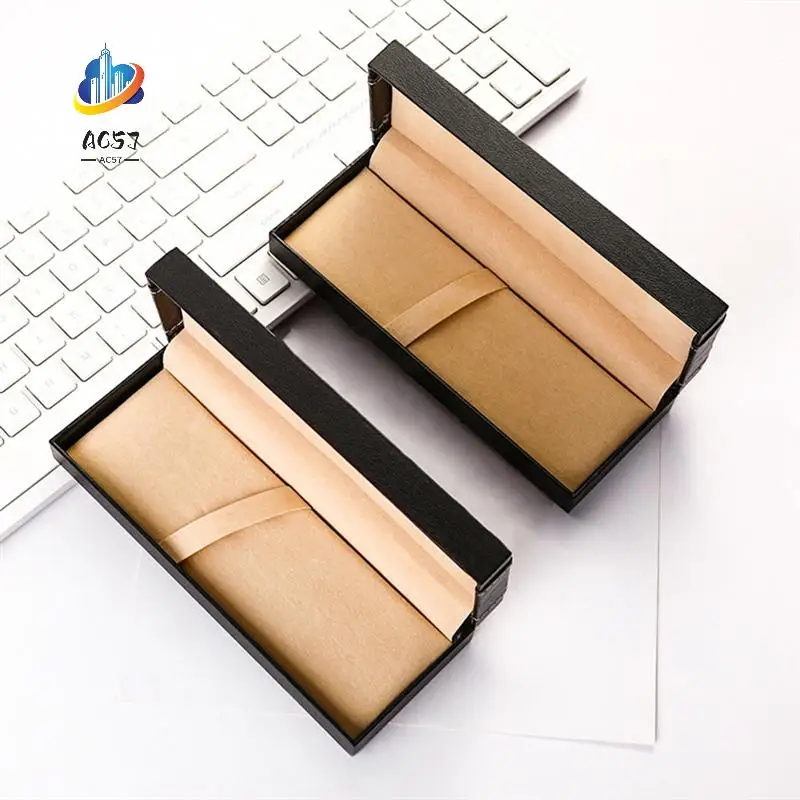 AC57-2PCS Pen Gift Box With Cushion Pen Presentation Display Box Business Present Collection Case Sets In Black
AC57-2PCS Pen Gift Box With Cushion Pen Presentation Display Box Business Present Collection Case Sets In Black