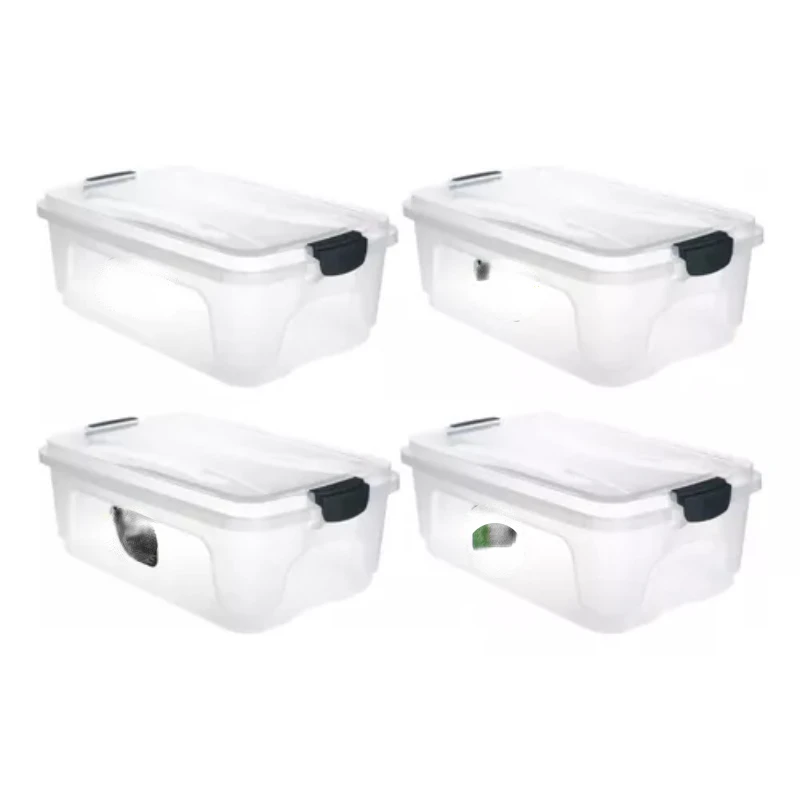 4 Boxes Transparent Organizer Basket 30 Litres Low Boxes, Boxes and Baskets Decorative Boxes
4 Boxes Transparent Organizer Basket 30 Litres Low Boxes, Boxes and Baskets Decorative Boxes