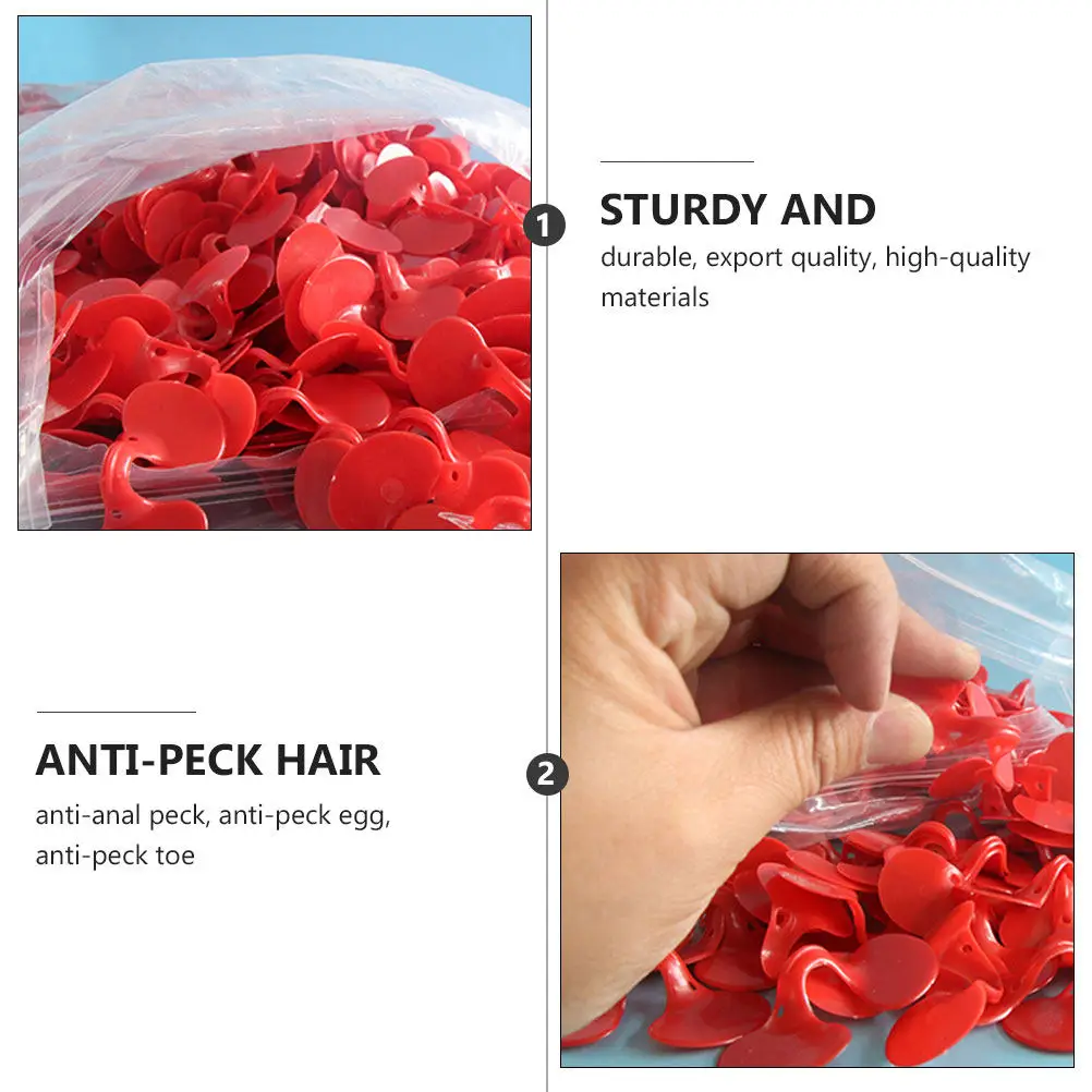1000Pcs Plastic Chicken Glasses Anti-Peck Egg Toe Hair Eye Mask for Mountain Chick Pheasant Household Farm Use Safe Healthy
1000Pcs Plastic Chicken Glasses Anti-Peck Egg Toe Hair Eye Mask for Mountain Chick Pheasant Household Farm Use Safe Healthy