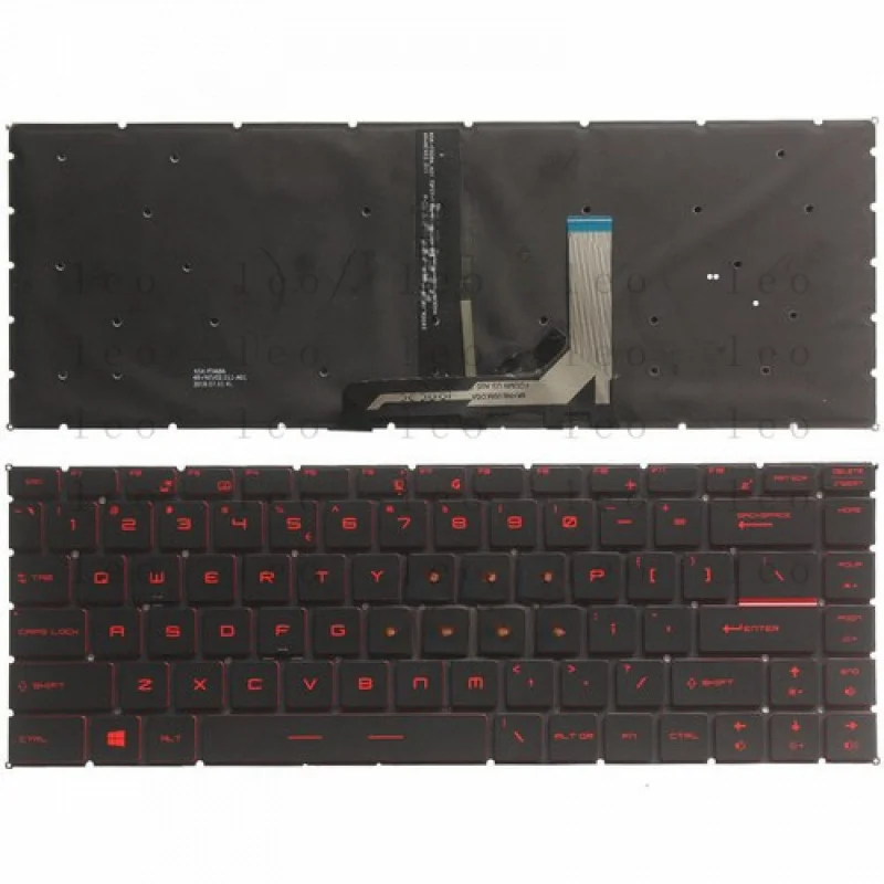 Новинка TT для MSI GF65 GF65 Thin 9SD 9SE 10SD 10SE MS-16W1 MS-16W2, клавиатура США с красной подсветкой
Новинка TT для MSI GF65 GF65 Thin 9SD 9SE 10SD 10SE MS-16W1 MS-16W2, клавиатура США с красной подсветкой