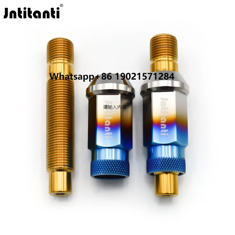 Gr.5 Titanium Color Wheel Stud Conversion Tall Bolt to Lug Nut M14x1.25 Automobile Lug Nuts & Accessories
Gr.5 Titanium Color Wheel Stud Conversion Tall Bolt to Lug Nut M14x1.25 Automobile Lug Nuts & Accessories