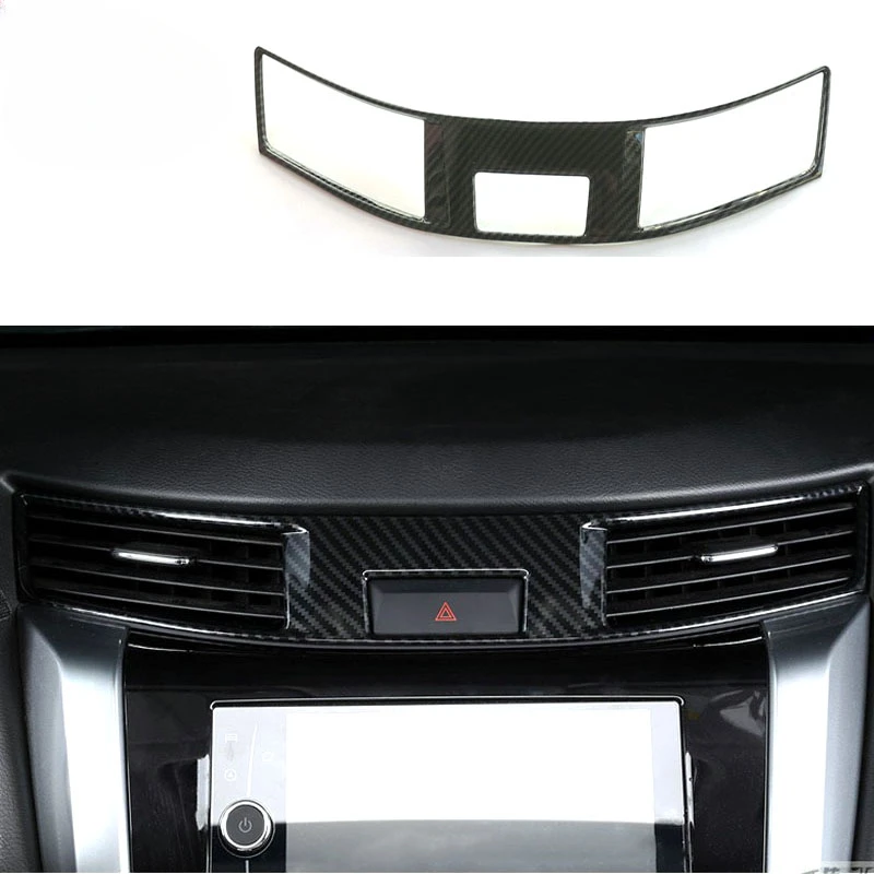 Fit For Nissan Navara NP300 Car Accessories 2017 2018 2019 2020 Carbon Fiber Color Air Conditioning Dashboard Vent Cover Styling
Fit For Nissan Navara NP300 Car Accessories 2017 2018 2019 2020 Carbon Fiber Color Air Conditioning Dashboard Vent Cover Styling
