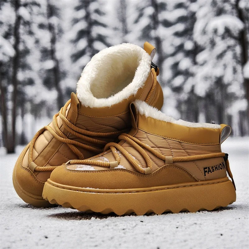 For Winter Couples Solid and Multi-color Options Available Flat Mid-top Large-sized Anti-slip Outdoor Warm Cotton Boots
For Winter Couples Solid and Multi-color Options Available Flat Mid-top Large-sized Anti-slip Outdoor Warm Cotton Boots