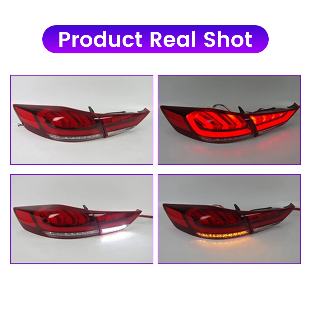 2PCs LED Tail Lights For Hyundai Elantra Avante 2016-18 DRL Fog Reverse Brake Signal Plug And Play Car Rear Tail Light Assembly
2PCs LED Tail Lights For Hyundai Elantra Avante 2016-18 DRL Fog Reverse Brake Signal Plug And Play Car Rear Tail Light Assembly