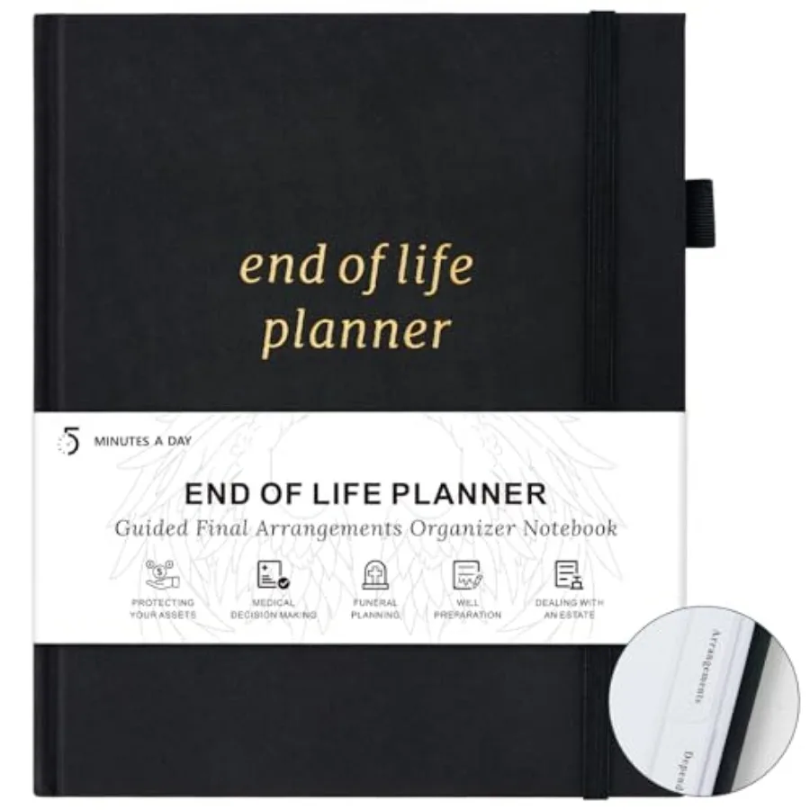 End of Life Planner, Guided Estate Planning Organizer with Tabs, Last Wish, Will Preparation, Funeral Planning, Final Arrangeme
End of Life Planner, Guided Estate Planning Organizer with Tabs, Last Wish, Will Preparation, Funeral Planning, Final Arrangeme