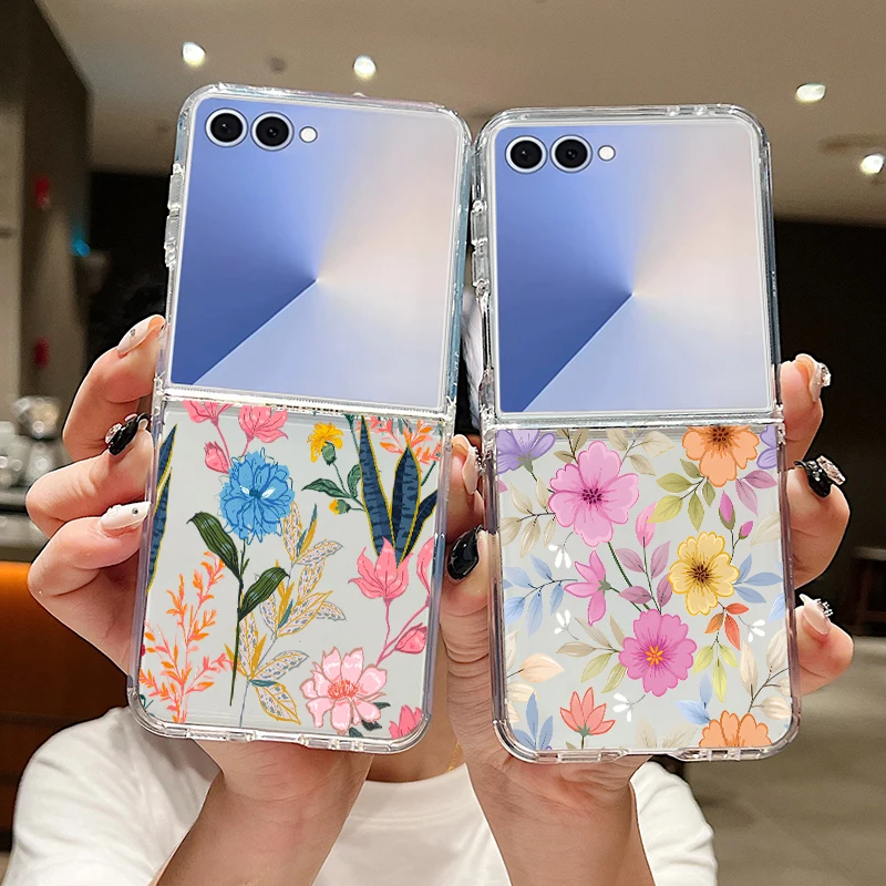 Soft TPU Clear Phone Case For Samsung Galaxy Z Flip 7 FE 6 5 4 3 5G Flowers Patterned Folding Cover For Samsung Z Flip7 FE Flip6
Soft TPU Clear Phone Case For Samsung Galaxy Z Flip 7 FE 6 5 4 3 5G Flowers Patterned Folding Cover For Samsung Z Flip7 FE Flip6