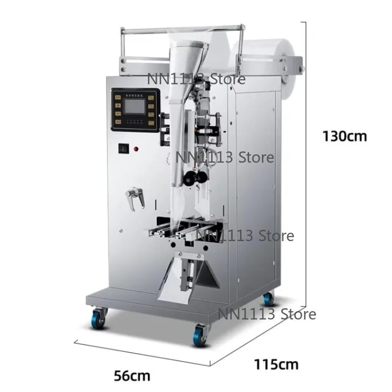Factory Small 1000ml 4 Nozzles Automatic Single Head Numerical Control Plastic Bags Oil Liquid Filling Sealing Machine