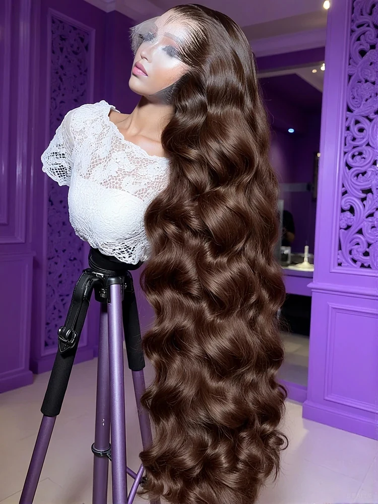 Chocolate Brown Body Wave Lace Front Wig Transparent 13x6 HD Lace Frontal Wigs 13x4 Brazilian Preplucked Colored Human Hair Wigs
Chocolate Brown Body Wave Lace Front Wig Transparent 13x6 HD Lace Frontal Wigs 13x4 Brazilian Preplucked Colored Human Hair Wigs