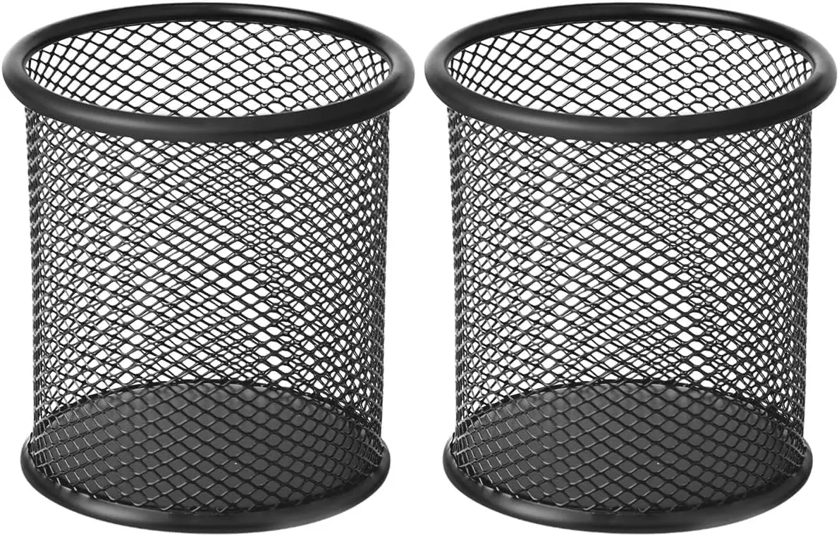 2pcs Mesh Metal Pen Holder,3.54×3.85IN Pencil Holder Workspace Organizers for School Office- Desk Accessories & Storage Products
2pcs Mesh Metal Pen Holder,3.54×3.85IN Pencil Holder Workspace Organizers for School Office- Desk Accessories & Storage Products