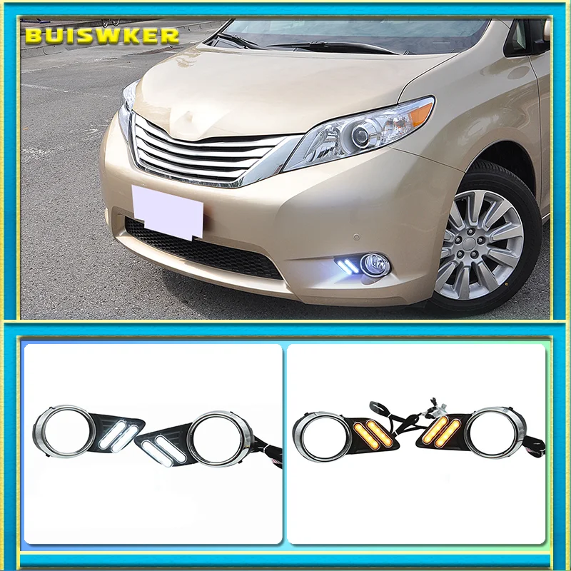 Дневные ходовые огни для TOYOTA WISH Sienna 2012 2013, 1 пара, противотуманные фары
Дневные ходовые огни для TOYOTA WISH Sienna 2012 2013, 1 пара, противотуманные фары