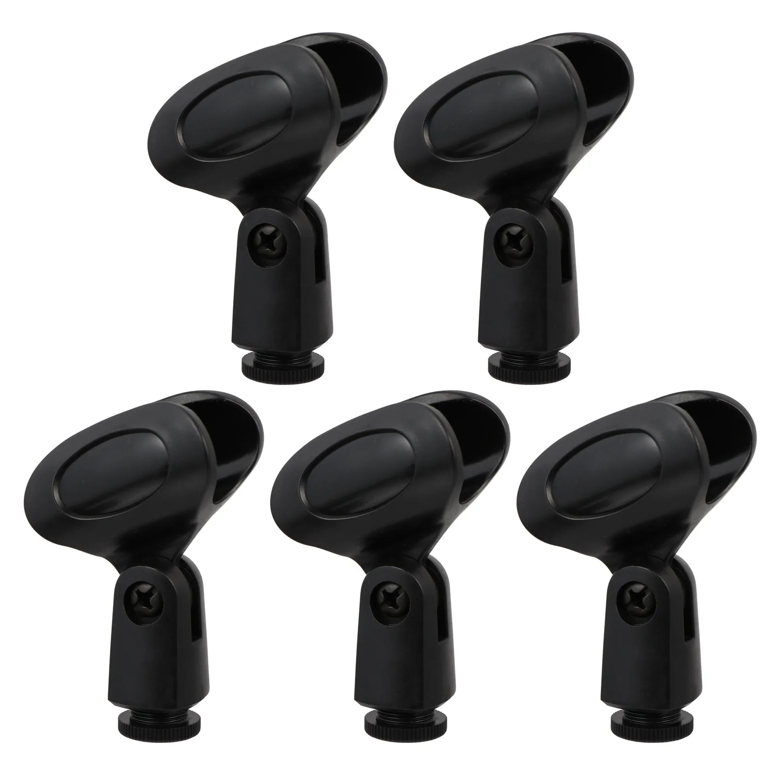 5 pcs Microphone Clips Holders Universal Spring Mic Clip Adjustable 1 1cm Thread Plastic Practical Fits Most
5 pcs Microphone Clips Holders Universal Spring Mic Clip Adjustable 1 1cm Thread Plastic Practical Fits Most