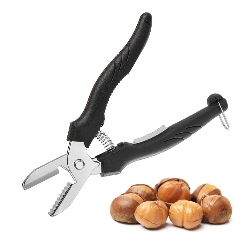 Creative Chestnut Clip Stainless Steel Walnut Clip Multi-functional Sheller Chestnut Peanut Opener Kitchen Tools Cutter Gadgets
Creative Chestnut Clip Stainless Steel Walnut Clip Multi-functional Sheller Chestnut Peanut Opener Kitchen Tools Cutter Gadgets