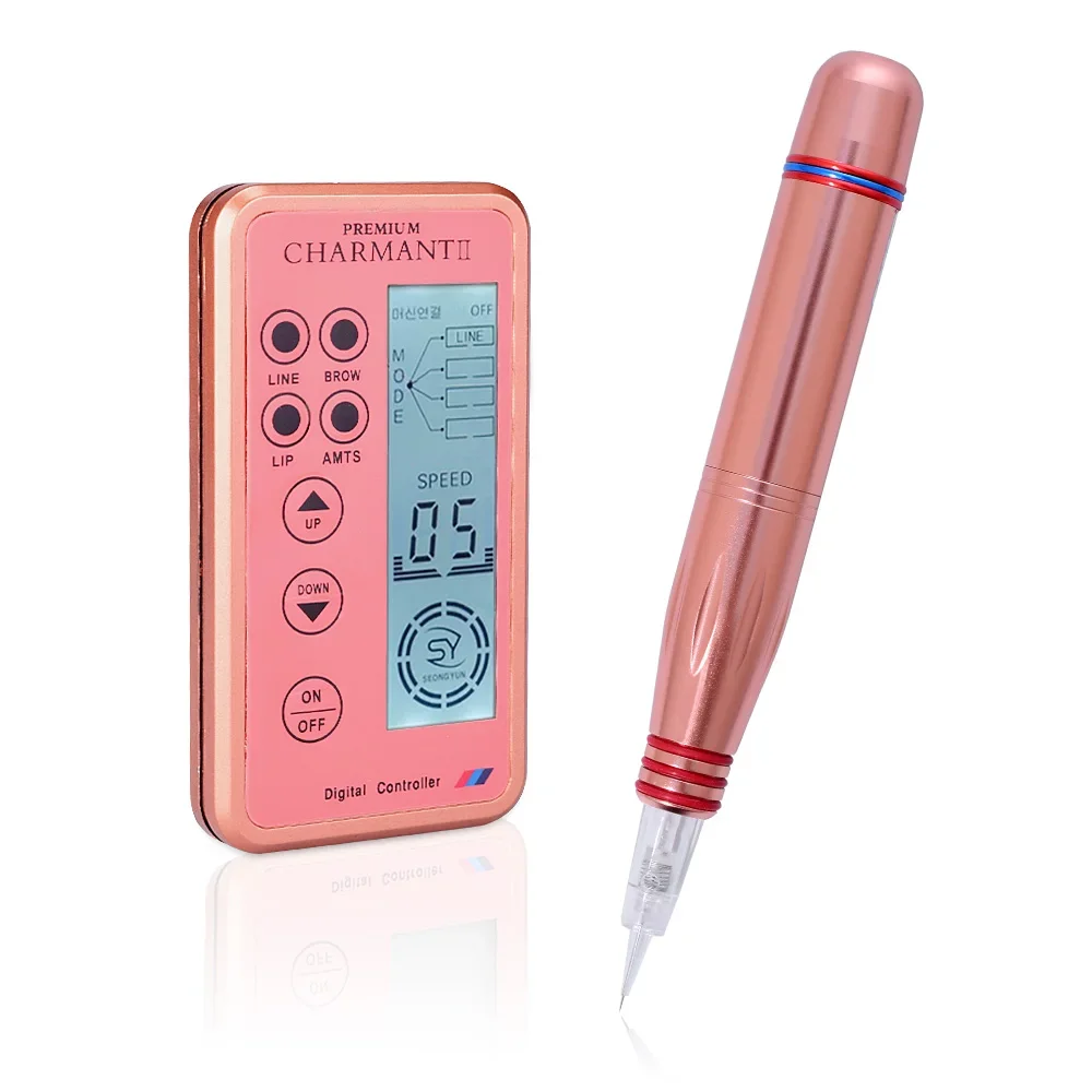 Charmant 2 Professional Permanent Makeup Tattoo Machine kit for Eyebrow Tattoo Lip Eyeliner Microblading MTS Pen with Cartridges
Charmant 2 Professional Permanent Makeup Tattoo Machine kit for Eyebrow Tattoo Lip Eyeliner Microblading MTS Pen with Cartridges
