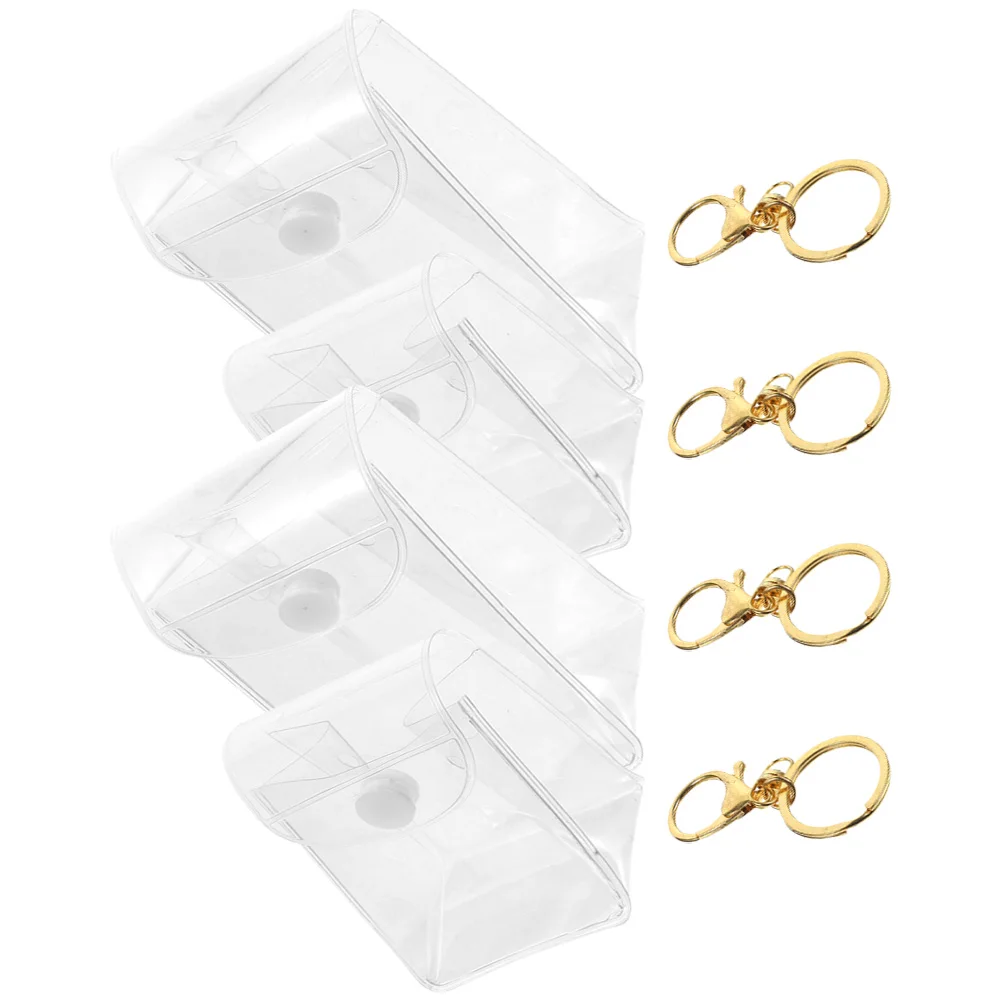 4Pcs PVC Metal Hanging Storage Bags Clear Purse Keychain Figurine Display Case Dustproof ganizer for Lipstick for Women
4Pcs PVC Metal Hanging Storage Bags Clear Purse Keychain Figurine Display Case Dustproof ganizer for Lipstick for Women