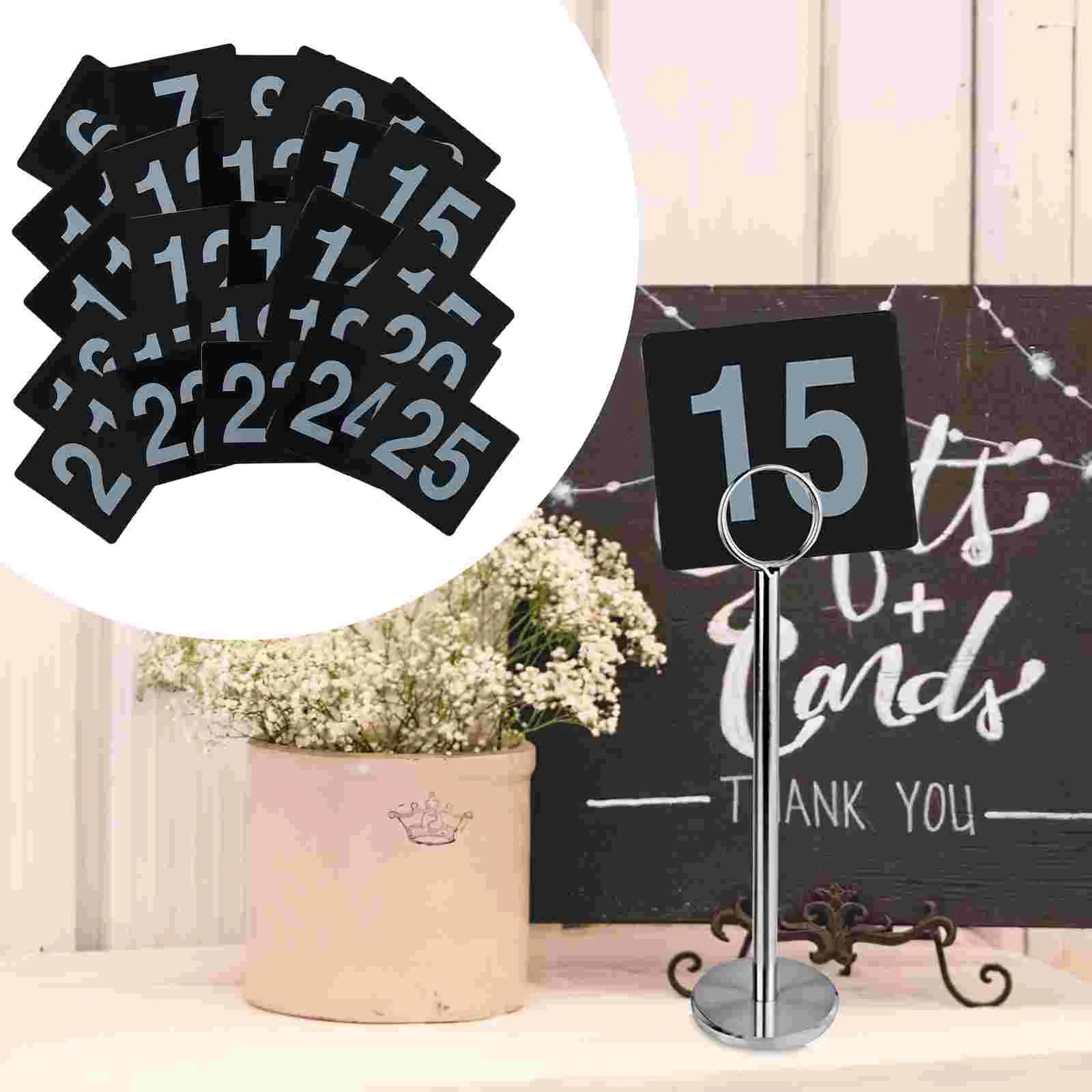 25 Pcs Table Number Plate Decorative Reserved Signs Chair Pvc Holders Dining Birthday Wedding The Double Side Numbered Tents
25 Pcs Table Number Plate Decorative Reserved Signs Chair Pvc Holders Dining Birthday Wedding The Double Side Numbered Tents