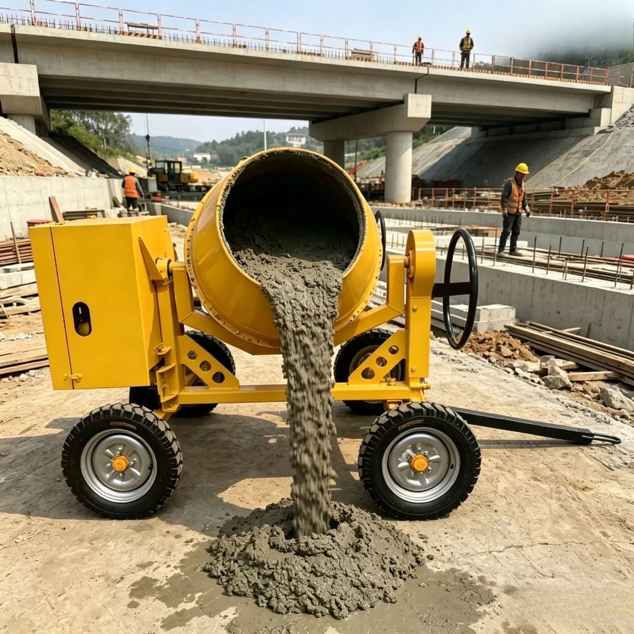 YG Customized 500L Electric Diesel Concrete Mixer Machine Cement Mixing Drum with Great Warranty Concrete Mixer Drum for Sale
YG Customized 500L Electric Diesel Concrete Mixer Machine Cement Mixing Drum with Great Warranty Concrete Mixer Drum for Sale