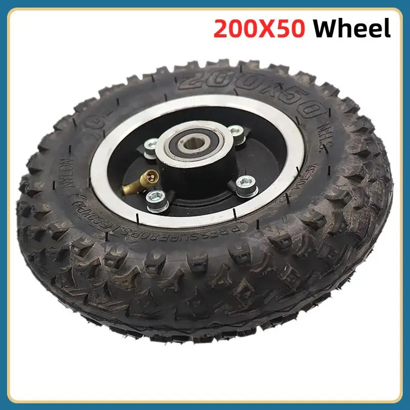 200x50 Front Wheel Tire 200*50 Inflatable 8 Inch Inner Outer Tyre with Alloy Rim for Electric Scooter Parts
200x50 Front Wheel Tire 200*50 Inflatable 8 Inch Inner Outer Tyre with Alloy Rim for Electric Scooter Parts