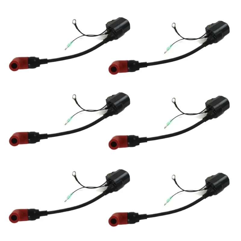 6pcs Heavy Duty Ignition Coils for Yamaha Outboard 100-225HP 2 Stroke Engines Accessories 6R3-85570-01-00 6R3-85570-00-00
6pcs Heavy Duty Ignition Coils for Yamaha Outboard 100-225HP 2 Stroke Engines Accessories 6R3-85570-01-00 6R3-85570-00-00