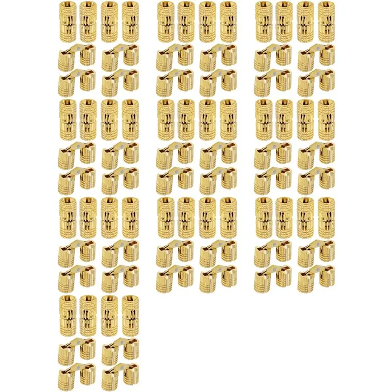 AB41-80Pcs 10 Mm Brass Barrel Hinges,180 Degree Opening Angle Concealed Furniture Hinges
AB41-80Pcs 10 Mm Brass Barrel Hinges,180 Degree Opening Angle Concealed Furniture Hinges