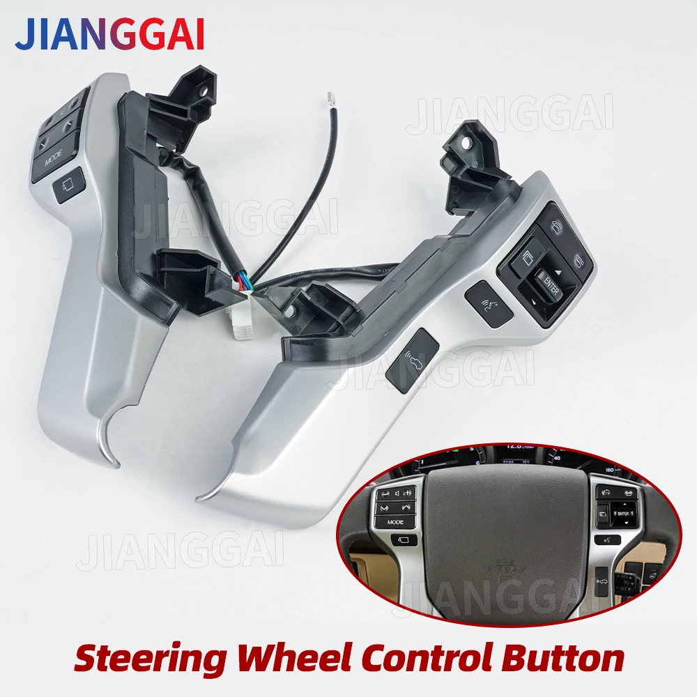 For Toyota Land Cruiser Prado GRJ150L10-13 84250-60180 8425060180 Multi-function Car Steering Wheel Control Buttons
For Toyota Land Cruiser Prado GRJ150L10-13 84250-60180 8425060180 Multi-function Car Steering Wheel Control Buttons