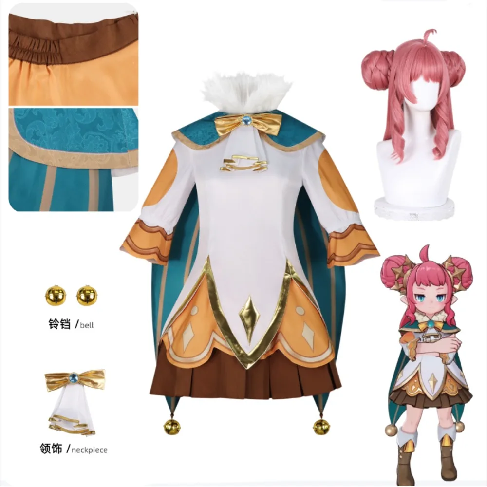 Roco Kingdom Princess Lilia Cosplay Full Set Cute Girl Outfit Adult Game Anime Comic Con Stage Performance Halloween Costume
Roco Kingdom Princess Lilia Cosplay Full Set Cute Girl Outfit Adult Game Anime Comic Con Stage Performance Halloween Costume