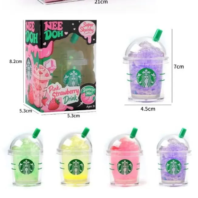 Cute Iced Coffee Cup Squishy Fidget Toy Colorful Squeeze Need Doh Stress Relief Toys Portable Mini Drink Cup Decompression Toy C
Cute Iced Coffee Cup Squishy Fidget Toy Colorful Squeeze Need Doh Stress Relief Toys Portable Mini Drink Cup Decompression Toy C