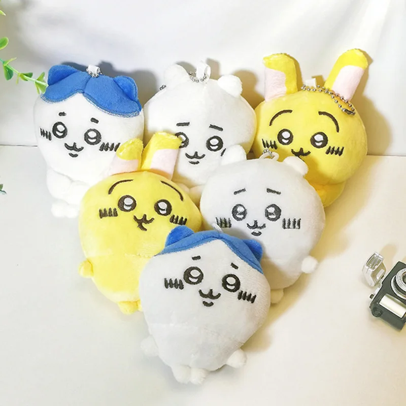 Japanese Chiikawa Plush Keychain Cartoon Usagi Hachiware Plush Toy Creativity Anime Peripherals Backpack Accessories Friend Gift
Japanese Chiikawa Plush Keychain Cartoon Usagi Hachiware Plush Toy Creativity Anime Peripherals Backpack Accessories Friend Gift