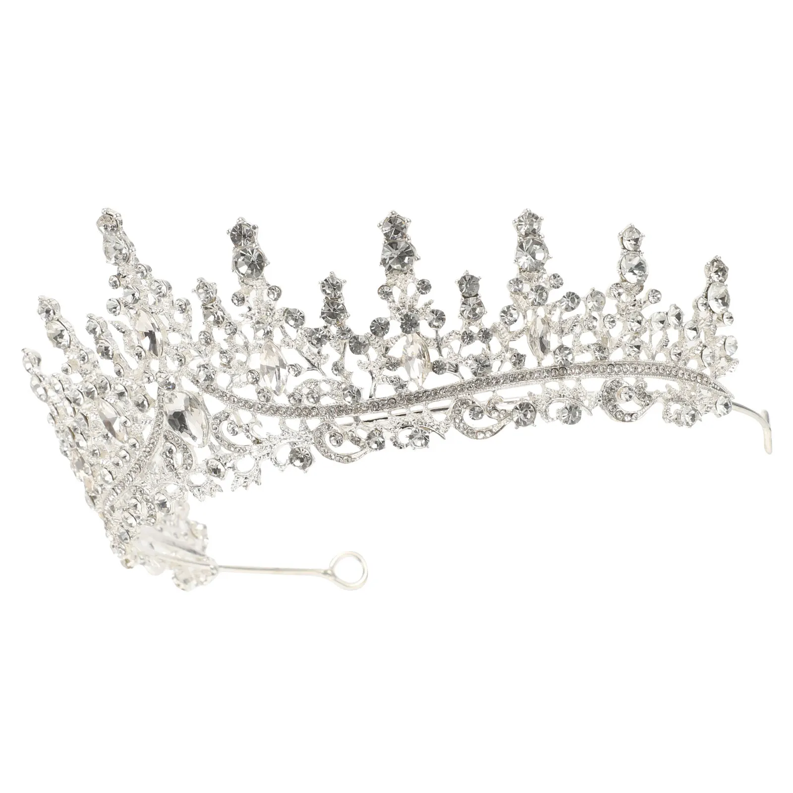 Rhinestone Crown Wedding Bride Tiara Zinc Alloy Water Diamond Hair Accessories Bridal Headpiece Banquet Party Girls Lightweight
Rhinestone Crown Wedding Bride Tiara Zinc Alloy Water Diamond Hair Accessories Bridal Headpiece Banquet Party Girls Lightweight