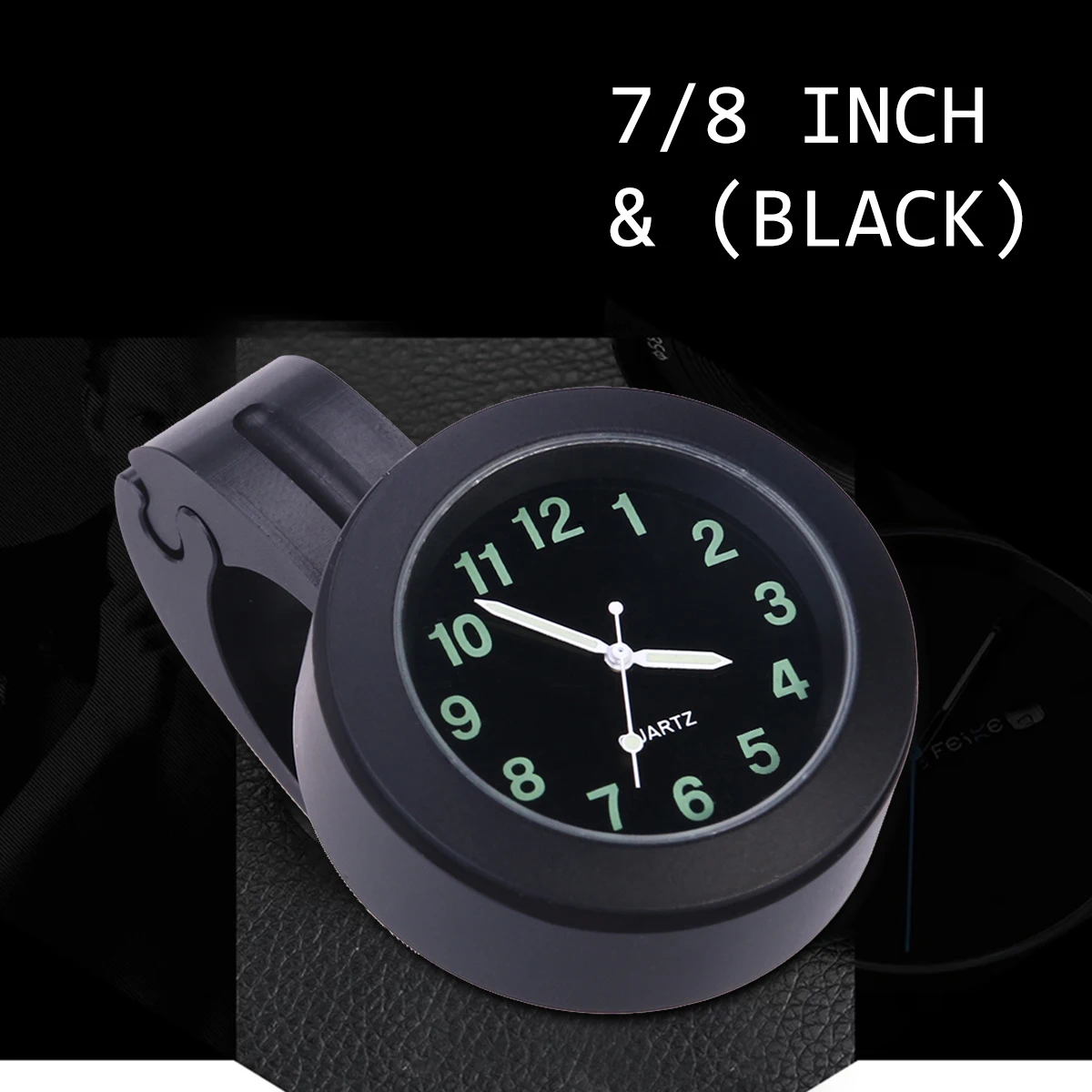 7/8 Inch 1 Inch Waterproof Motorcycle Handlebar Dial Glow-Watch Clock Luminous Night Vision Black For Motorbike Accessories
7/8 Inch 1 Inch Waterproof Motorcycle Handlebar Dial Glow-Watch Clock Luminous Night Vision Black For Motorbike Accessories