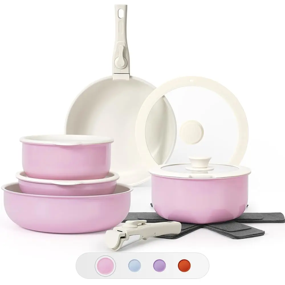 15Pcs Pots And Pans Set Non Stick, Cookware Sets With Detachable Handle, Nonsti Rv Kitchen Cooking Tools Removable Handles,
15Pcs Pots And Pans Set Non Stick, Cookware Sets With Detachable Handle, Nonsti Rv Kitchen Cooking Tools Removable Handles,