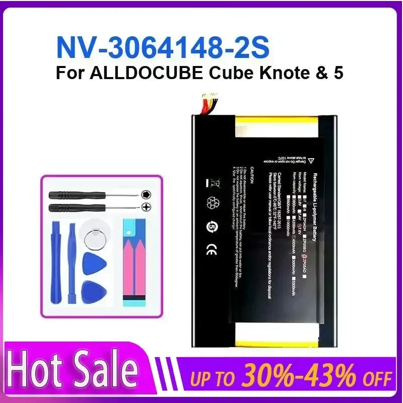 Аккумулятор для ноутбука 4200 мАч для ALLDOCUBE Cube Knote 5 Knote5, планшетный ПК для Kubi, новые портативные аккумуляторы NV-3064148-2S + трек NO
Аккумулятор для ноутбука 4200 мАч для ALLDOCUBE Cube Knote 5 Knote5, планшетный ПК для Kubi, новые портативные аккумуляторы NV-3064148-2S + трек NO