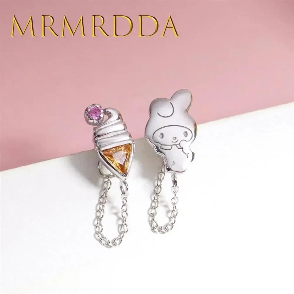 My Melody Anime Kawaii MINISO Ins Fashion S925 Silver Crystal Stud Earrings Cute Flash Ear Decoration Pendant Gifts for Girls
My Melody Anime Kawaii MINISO Ins Fashion S925 Silver Crystal Stud Earrings Cute Flash Ear Decoration Pendant Gifts for Girls