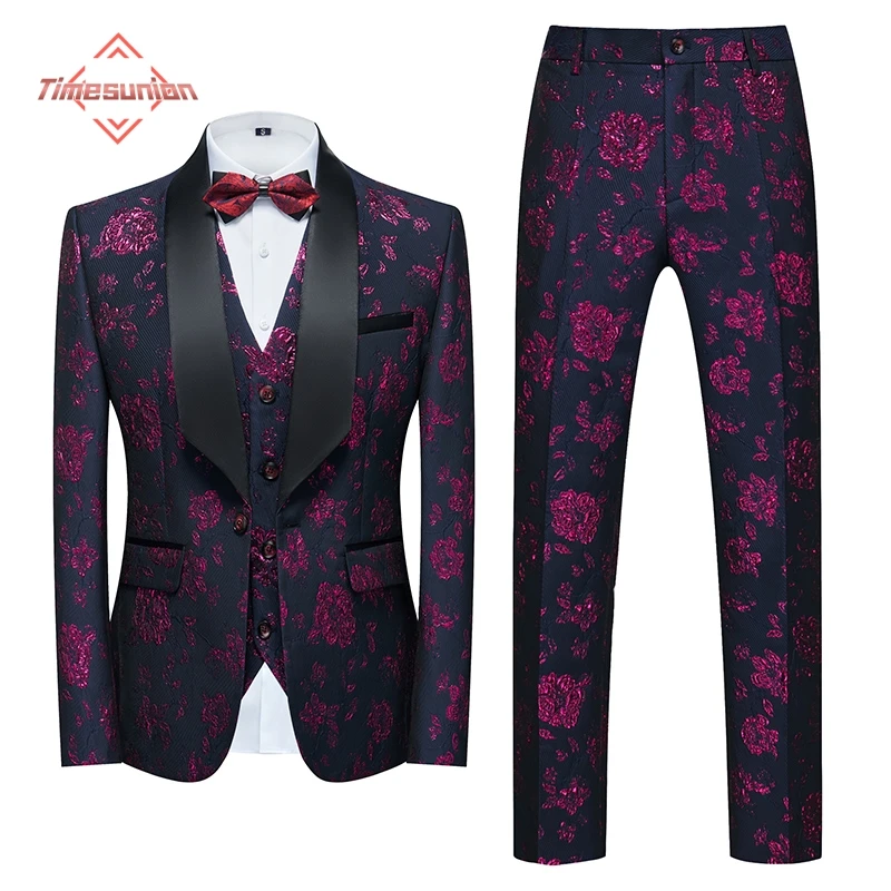 Elegant Man Suit 3 Piece Jacket+Vest+Pants Formal Business Office Men's Suits Groom Wedding Dress Party Dress Jacquard Suit
Elegant Man Suit 3 Piece Jacket+Vest+Pants Formal Business Office Men's Suits Groom Wedding Dress Party Dress Jacquard Suit