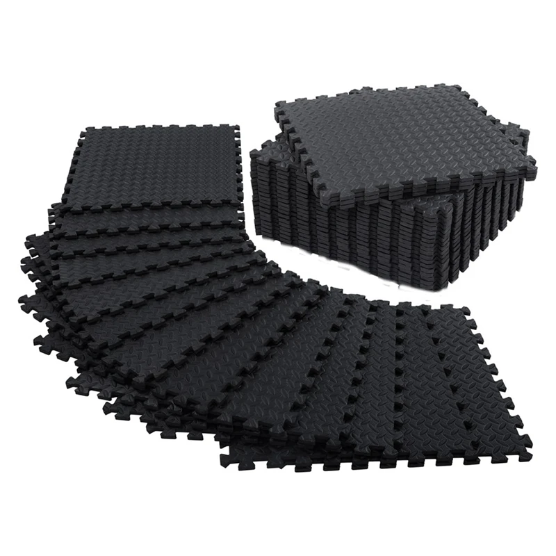 12 Pack Floor Exercise Mat For Home Gym Or Floor Padding For Yoga, Weights Gym Equipment Easy Install Black
12 Pack Floor Exercise Mat For Home Gym Or Floor Padding For Yoga, Weights Gym Equipment Easy Install Black