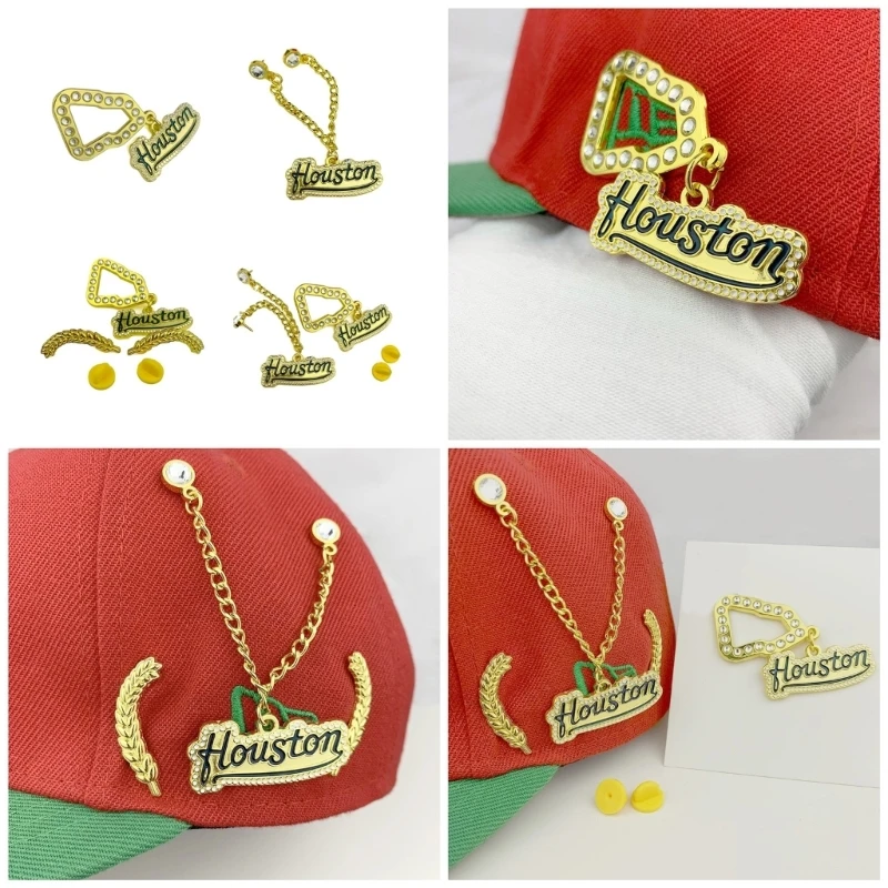 Cute Metal Enamel Brooch Pin Personalized Hat Decorations Pins Alloy Enamel Badge for Baseball Caps for Fashion Lovers Y08E
Cute Metal Enamel Brooch Pin Personalized Hat Decorations Pins Alloy Enamel Badge for Baseball Caps for Fashion Lovers Y08E