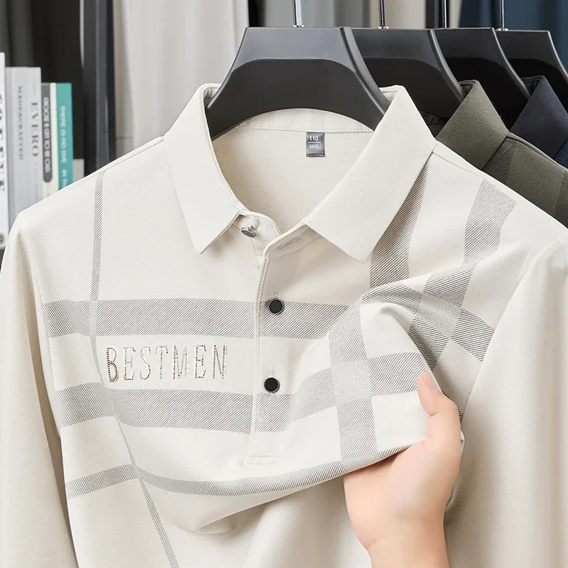 Designer Original Men's Polo Shirt Lapel Fake Two Piece Long Sleeve Autumn New Plaid Print T-Shirt Fashion Business Menswear Top
Designer Original Men's Polo Shirt Lapel Fake Two Piece Long Sleeve Autumn New Plaid Print T-Shirt Fashion Business Menswear Top