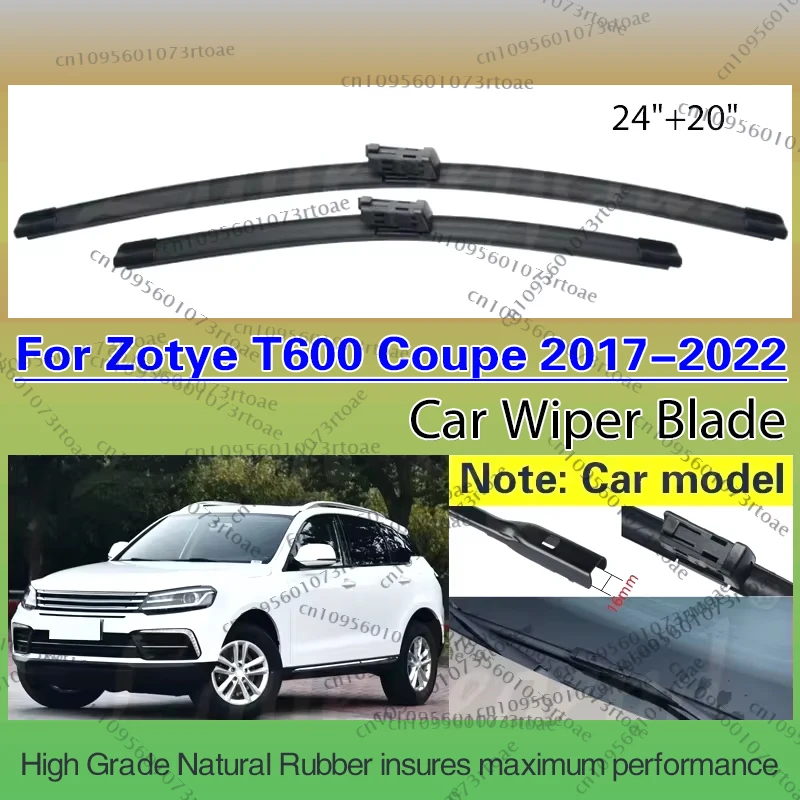 Wiper LHD Front Wiper Blades For Zotye T600 Coupe 2017 2018 2019 2020 2021 2022 Windshield Windscreen Window Rain Brushes 24"20"
Wiper LHD Front Wiper Blades For Zotye T600 Coupe 2017 2018 2019 2020 2021 2022 Windshield Windscreen Window Rain Brushes 24"20"