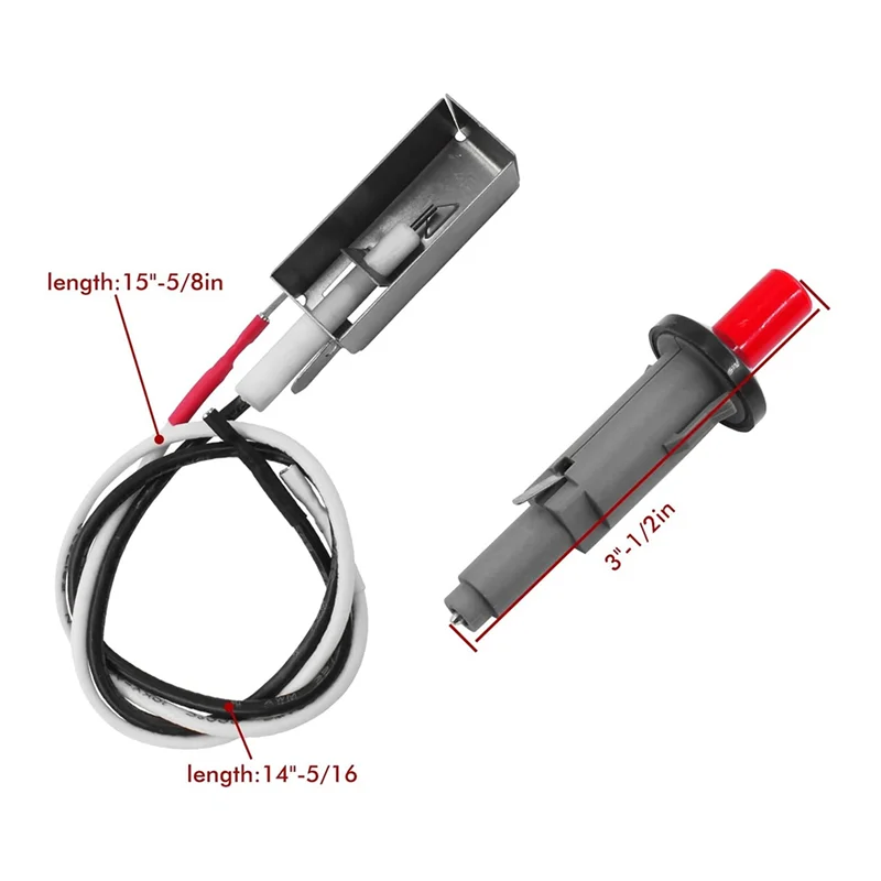 GTBL Grills Piezo Igniter Assembly Piezo Spark Igniter Ignition For Weber 7510 Spirit E-210 Piezoelectric Pulse Ignition
GTBL Grills Piezo Igniter Assembly Piezo Spark Igniter Ignition For Weber 7510 Spirit E-210 Piezoelectric Pulse Ignition