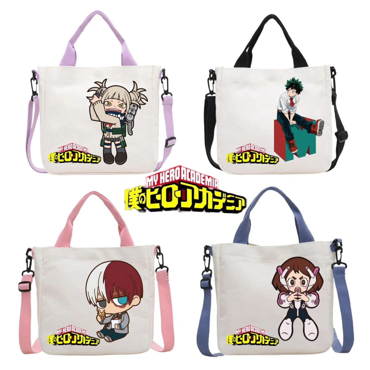 My Hero Academia Canvas Crossbody Bag Midoriya Izuku Bakugou Katsuki Todoroki Shoto Kids Fashion Shoulder Bag Cartoon Handbag
My Hero Academia Canvas Crossbody Bag Midoriya Izuku Bakugou Katsuki Todoroki Shoto Kids Fashion Shoulder Bag Cartoon Handbag
