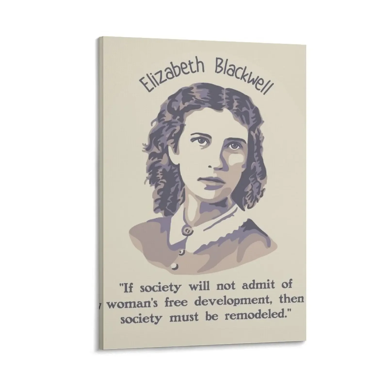 Elizabeth Blackwell Portrait and Quote Canvas Painting poster aesthetic Wall posters
Elizabeth Blackwell Portrait and Quote Canvas Painting poster aesthetic Wall posters
