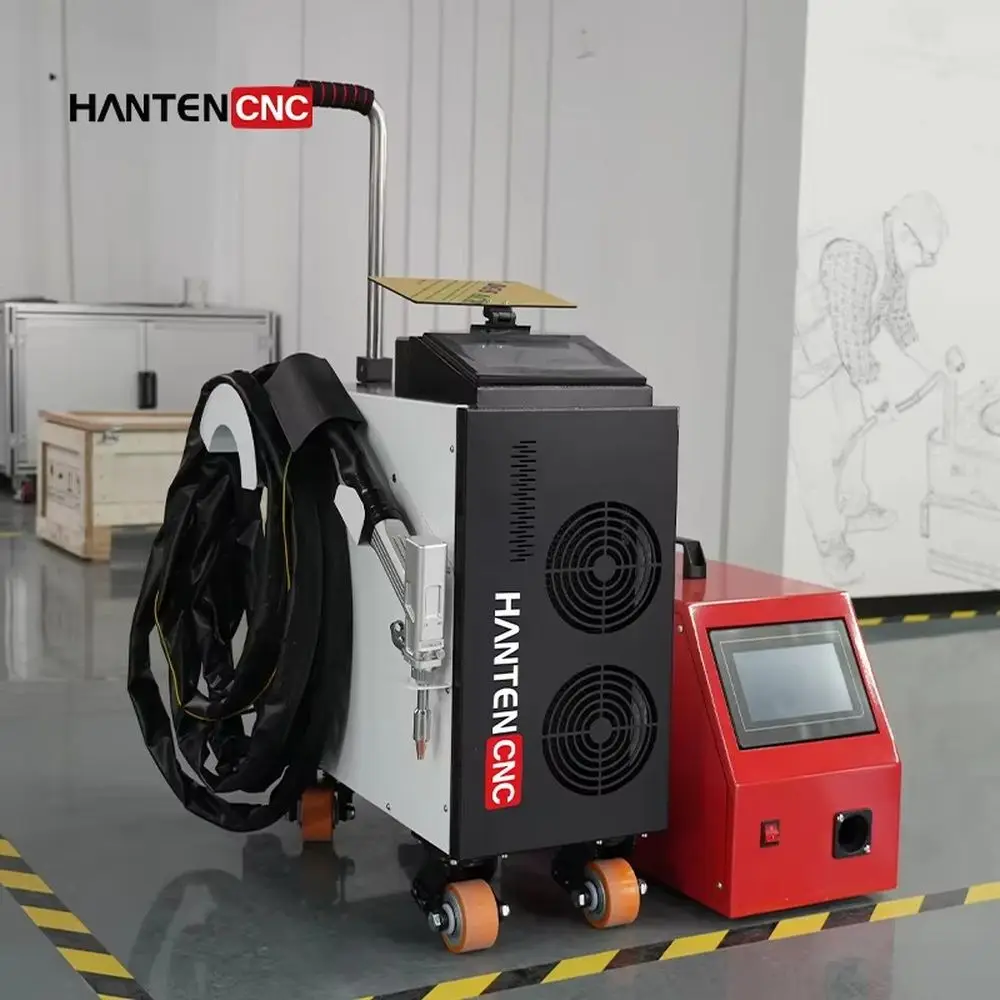 China Brand HANTENCNC 1500W Air Cooled Four in One Welding Machine for Stainless Steel Carbon Steel Aluminum
China Brand HANTENCNC 1500W Air Cooled Four in One Welding Machine for Stainless Steel Carbon Steel Aluminum