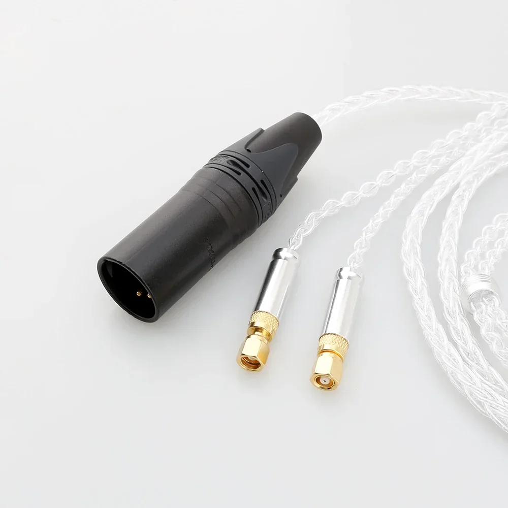 8 Core 7N 99% Pure Silver Earphone Upgrade Cable 2.5/3.5/4.4mm XLR HiFi for Hifiman HE400 HE5 HE6 HE300 HE4 HE500
8 Core 7N 99% Pure Silver Earphone Upgrade Cable 2.5/3.5/4.4mm XLR HiFi for Hifiman HE400 HE5 HE6 HE300 HE4 HE500