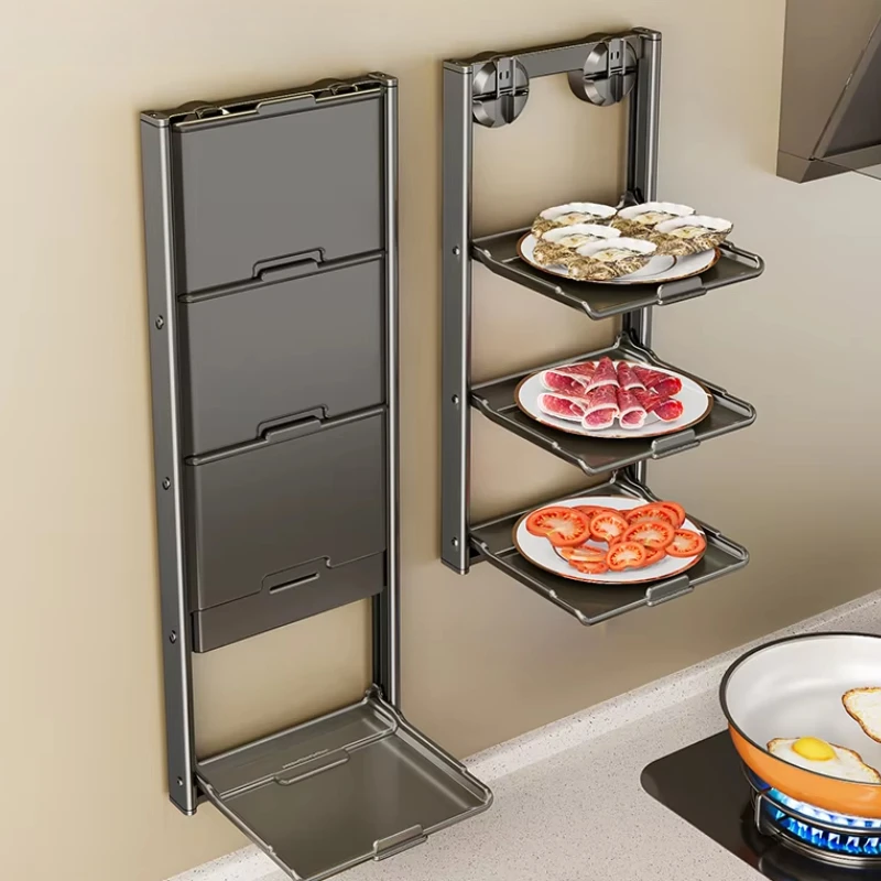 No-Drill Kitchen Storage Shelf Home Suction Cup Prep Rack Foldable Spice Organizer Multi-Layer Oil Salt Jar Stand
No-Drill Kitchen Storage Shelf Home Suction Cup Prep Rack Foldable Spice Organizer Multi-Layer Oil Salt Jar Stand